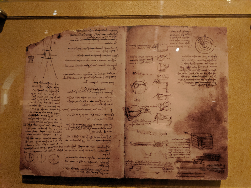 Illustration for article titled Pictures from the Reagan Library: The da Vinci Exhibit